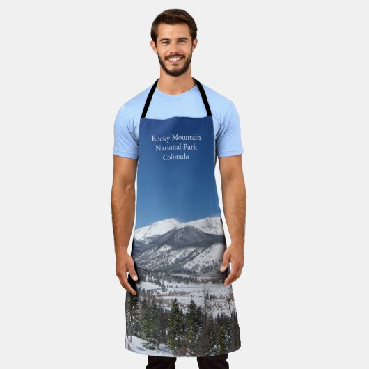 Rocky Mountain Nationalpark Colorado Schürze (Getragen)