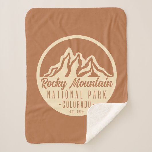 Rocky Mountain Nationalpark Colorado Sherpadecke (Vorderseite)