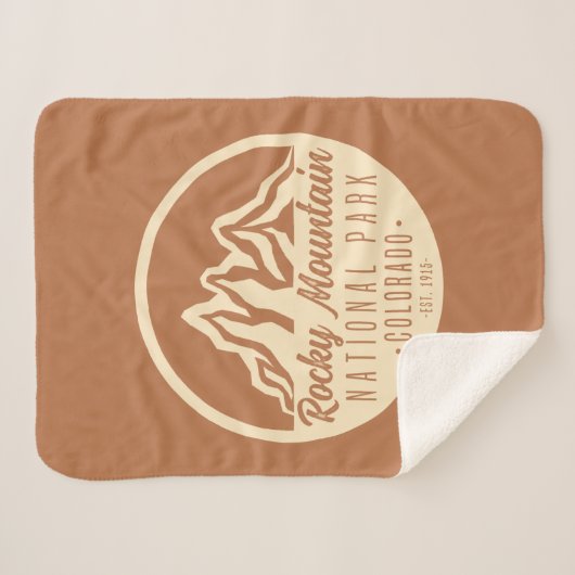 Rocky Mountain Nationalpark Colorado Sherpadecke (Vorderseite (Horizontal))