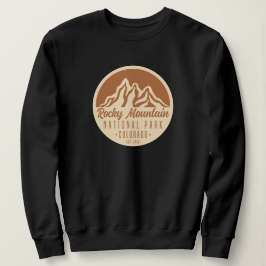 Rocky Mountain Nationalpark Colorado Sweatshirt (Design vorne)