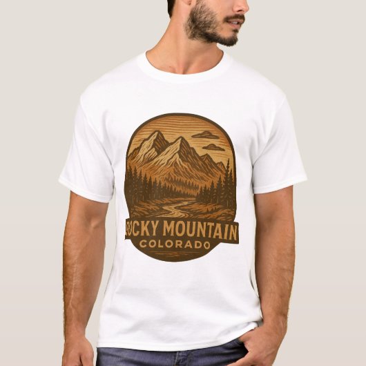 Rocky Mountain Nationalpark Colorado T - Shirt (Vorderseite)