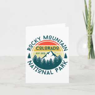 Rocky Mountain Nationalpark Colorado Wandern Karte