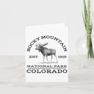 Rocky Mountain Nationalpark Colorado Wandern neben Karte