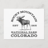 Rocky Mountain Nationalpark Colorado Wandern neben Postkarte (Vorderseite)