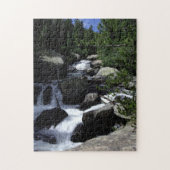 Rocky Mountain Nationalpark-Colorado-Wasserfälle P Puzzle (Vertikal)