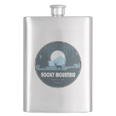 Rocky Mountain Nationalpark Deer Flachmann (Vorderseite)