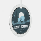 Rocky Mountain Nationalpark Deer Ornament Aus Metall (Vorderseite Rechts)