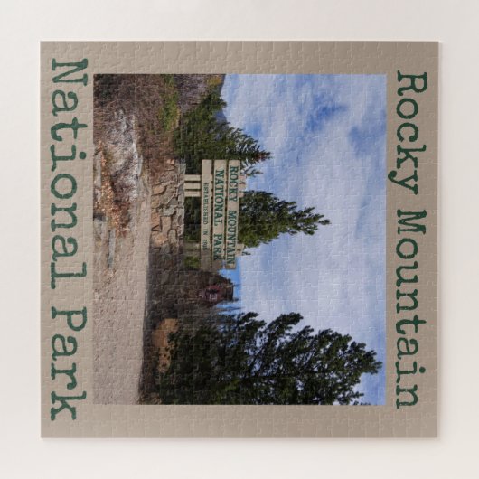 Rocky Mountain Nationalpark Eintritt in das Parc d Puzzle (Horizontal)