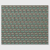 Rocky Mountain Nationalpark | Elch Geschenkpapier (Flach)