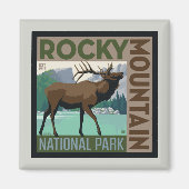 Rocky Mountain Nationalpark | Elch Magnet (Vorne)