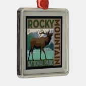 Rocky Mountain Nationalpark | Elch Ornament Aus Metall (Rechts)