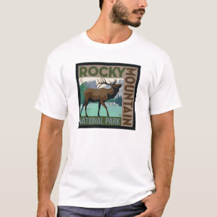 Rocky Mountain Nationalpark Elch T-Shirt