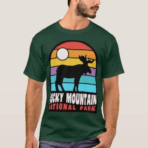 Rocky Mountain Nationalpark Elche Abzeichen T-Shirt