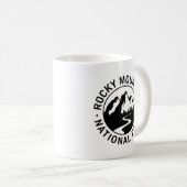 Rocky Mountain Nationalpark Emblem Kaffeetasse (VorderseiteRechts)