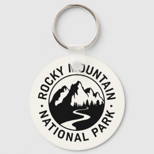 Rocky Mountain Nationalpark Emblem Schlüsselanhänger