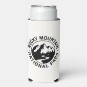 Rocky Mountain Nationalpark Emblem Selters Dosenkühler (Seltzer Vorderseite)