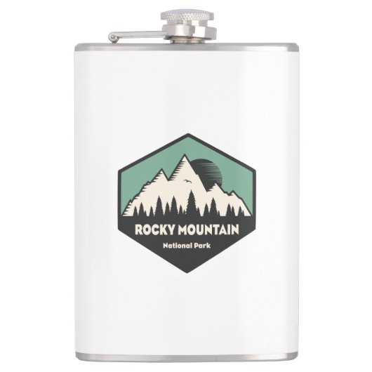 Rocky Mountain Nationalpark Flachmann (Vorderseite)
