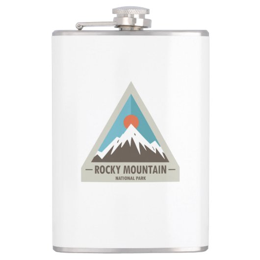 Rocky Mountain Nationalpark Flachmann (Vorderseite)