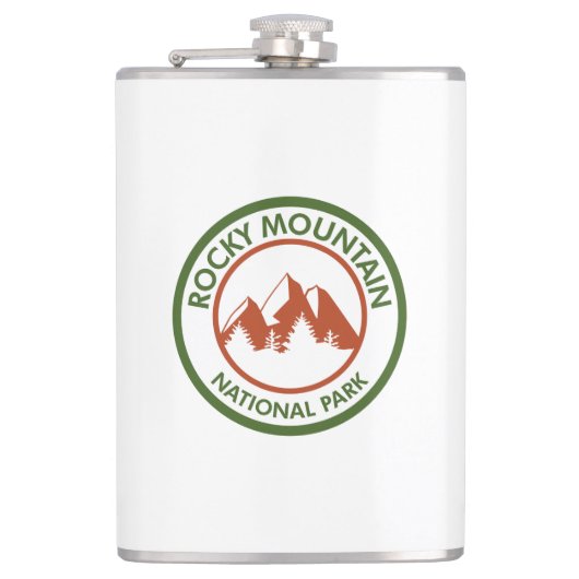 Rocky Mountain Nationalpark Flachmann (Vorderseite)