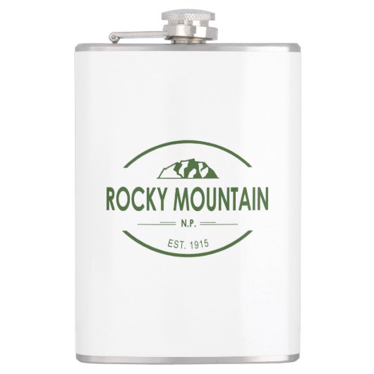Rocky Mountain Nationalpark Flachmann (Vorderseite)
