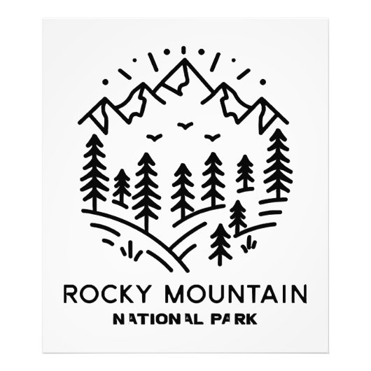 Rocky Mountain Nationalpark Fotodruck (Vorne)