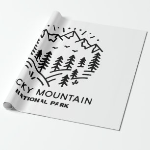 Rocky Mountain Nationalpark Geschenkpapier