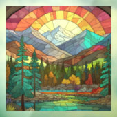 Rocky Mountain Nationalpark Gesteinigte Glass Rock Fensteraufkleber (Blatt 3)