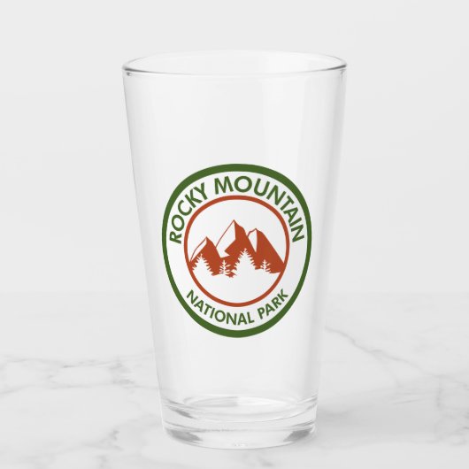 Rocky Mountain Nationalpark Glas (Vorderseite)