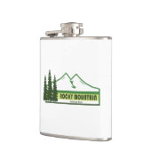 Rocky Mountain Nationalpark Grüne Streifen Flachmann (Links)