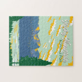 Rocky Mountain Nationalpark Illustration Puzzle (Horizontal)