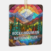 Rocky Mountain Nationalpark Imitate gesteinigt Gla Keramikornament (Rechts)