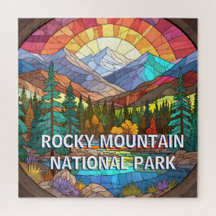 Rocky Mountain Nationalpark Imitate gesteinigt Gla Puzzle
