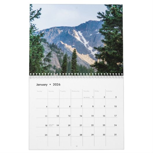 Rocky Mountain Nationalpark Kalender (Jan 2026)
