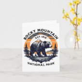 Rocky Mountain Nationalpark Karte (Gelbe Blume)