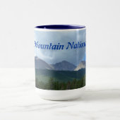 Rocky Mountain Nationalpark Keramik Tasse (Zentrum)