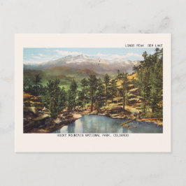 Rocky Mountain Nationalpark Longs Peak Gem Lake Postkarte