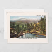 Rocky Mountain Nationalpark Longs Peak Gem Lake Postkarte (Vorne/Hinten)