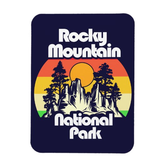 Rocky Mountain Nationalpark Magnet (Vertikal)