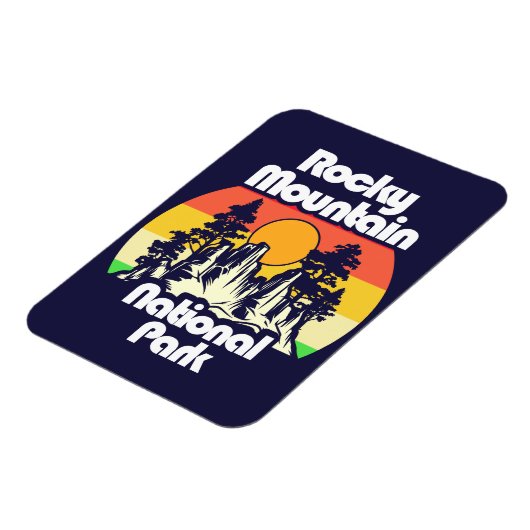 Rocky Mountain Nationalpark Magnet (Linke Seite)