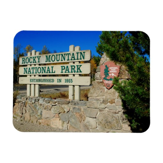 Rocky Mountain Nationalpark Magnet (Horizontal)