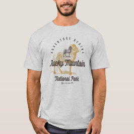 Rocky Mountain Nationalpark mit Bighorn T-Shirt