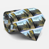 Rocky Mountain Nationalpark mit Zitat Krawatte (Gerollt)