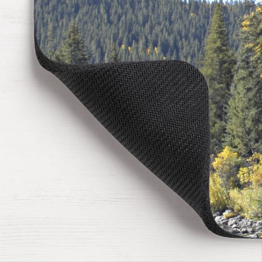 Rocky Mountain Nationalpark mit Zitat Mousepad (Ecke)