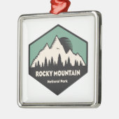 Rocky Mountain Nationalpark Ornament Aus Metall (Links)