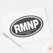 Rocky Mountain Nationalpark Ovaler Aufkleber (Umschlag)