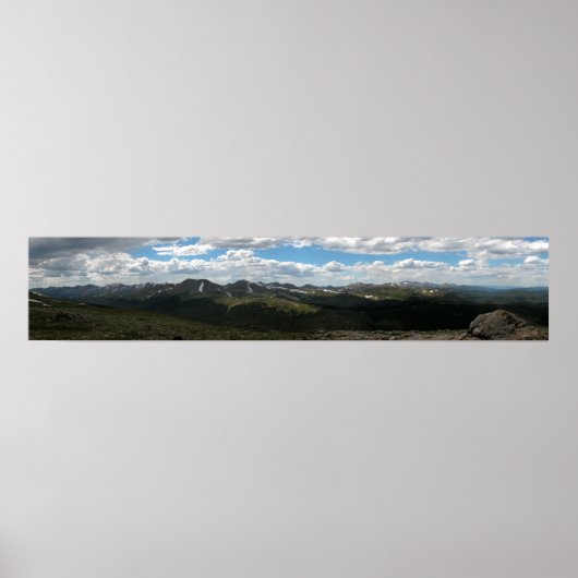 Rocky Mountain Nationalpark Panorama 4 Poster (Vorne)