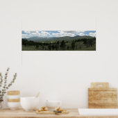 Rocky Mountain Nationalpark Panoramasicht 1 Poster (Küche)