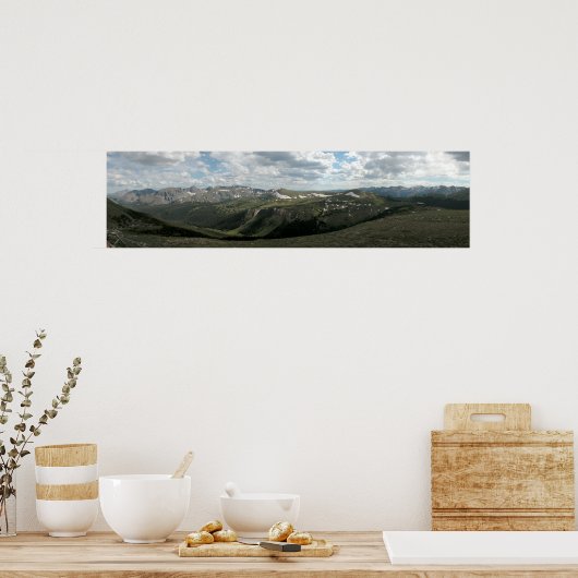 Rocky Mountain Nationalpark Panoramasicht 5 Poster (Küche)