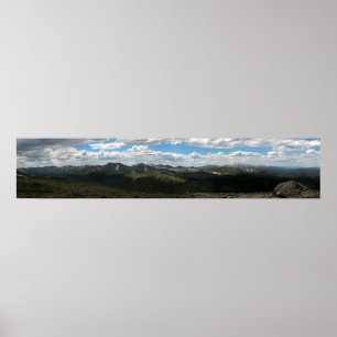 Rocky Mountain Nationalpark panoramische 4 Poster
