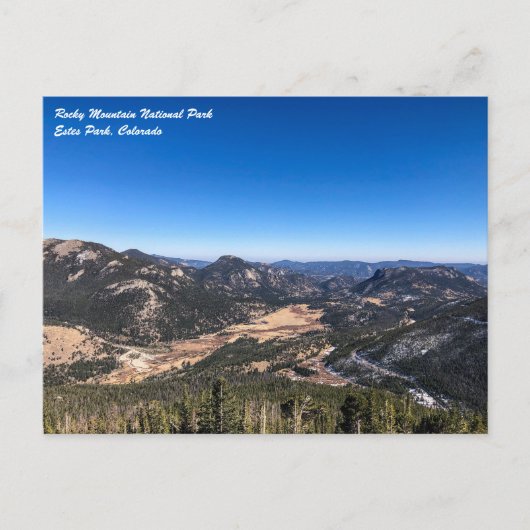 Rocky Mountain Nationalpark Postcard Postkarte (Vorderseite)